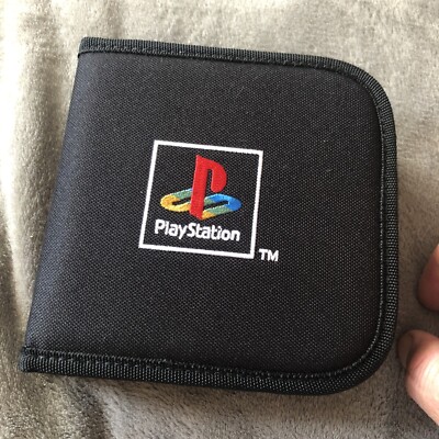 Official PlayStation Game Disc Wallet Carry Case Holder Ps1