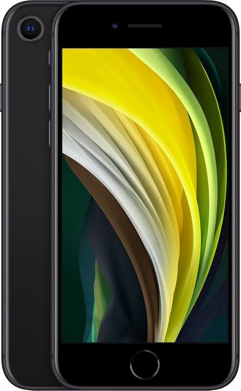 Apple iPhone SE 2nd Gen. - 64GB - Black (Unlocked) A2275 (CDMA +