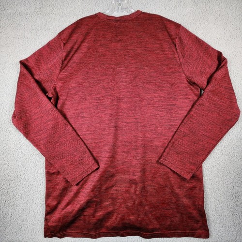 The Foundry Supply Co. Red Long Sleeve Henley Shirt XLT - Picture 5 of 5