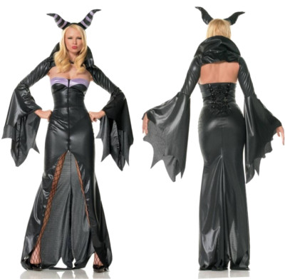 K03083187 | Marken-Kostüm Halloween Karneval - sexy Teufelin - schwarz/lila - M