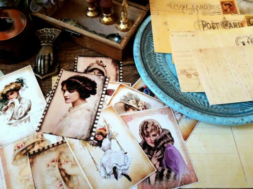 Vintage Paper Scrapbooking Embellishments