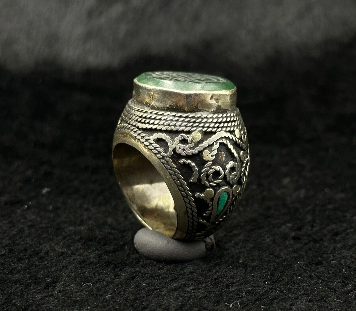 Allahumma Salli `Alaa Sayyidinaa Muhammadini Red Yemeni Aqeeq Ring |  Boutique Ottoman Exclusive