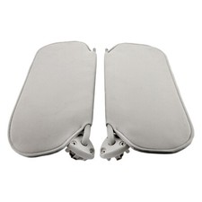 Pair Gray Left Right Sun-Visor W/ Light For Chevy-Express GMC Savana 1500 2009