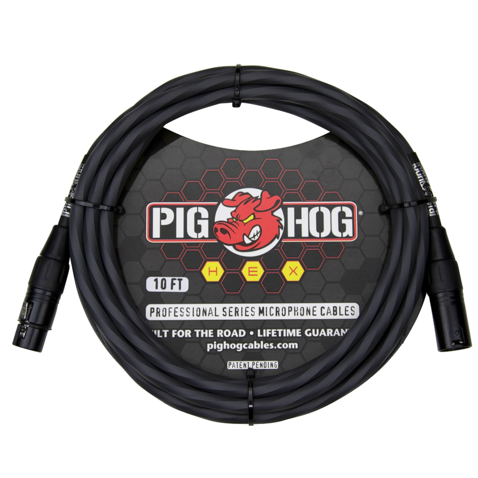 Микрофонные кабели Pig Hog Hex Sereis длиной 10 футов 3090₽