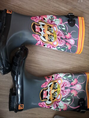 Gummistiefel Damen 36 MTV Edition giesswein Stiefel Schuhe Mädchen Kinder grau