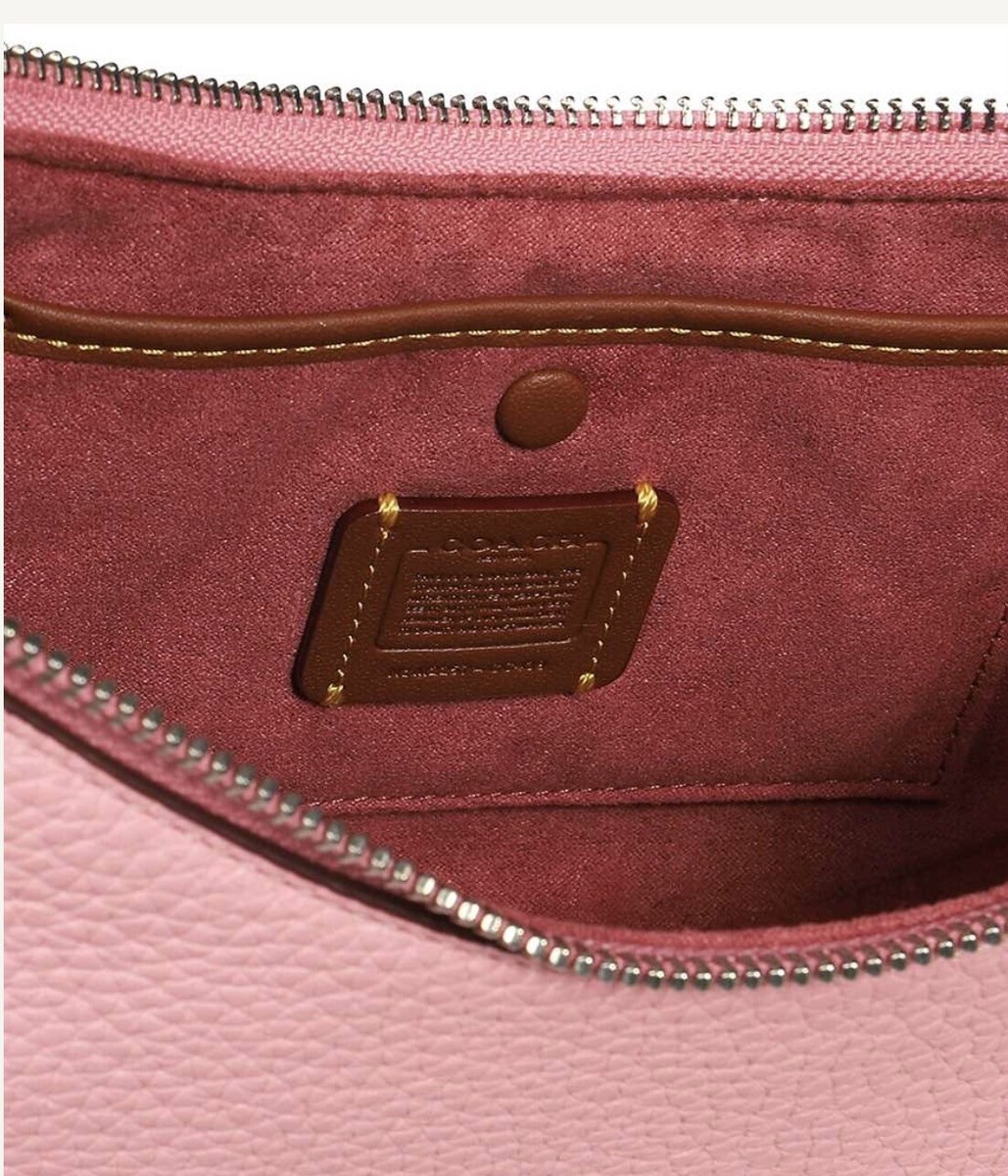 NWT Coach Soft pebble leather Luna Shoulder Bag in Flower