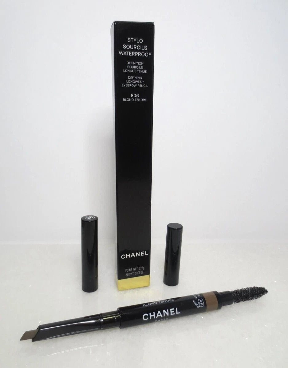 chanel stylo sourcils waterproof 806 blond tendre