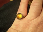 Vintage Sterling Silver 925 Ladies Mood Ring        2.8 grams