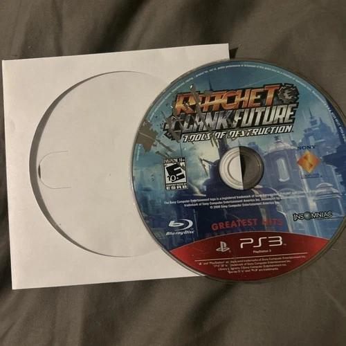 Ratchet & Clank Tools of Destruction PlayStation 3 DISC ONLY Tested