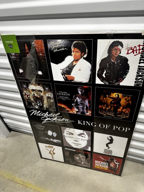 Vintage 2009 Michael Jackson Rare NEW  Music Album Trib poster