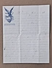 Civil War Civilian Letter Washington 1861 "I think I would join the army myself"