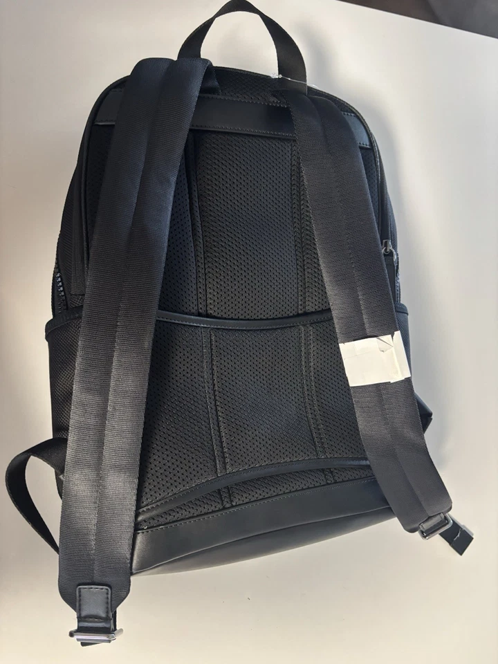 Mochila negra Michael Kors Kent tejida para hombre nueva con etiquetas Foto 3 de 3