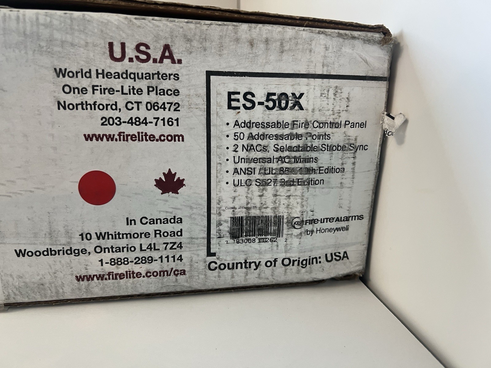 Fire-Lite ES-50X Fire Alarm Control Panel