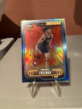 2024-25 Topps Chrome #111 Enrique Freeman Blue Basketball Refractor