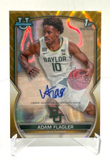 Auto #'d /50! Adam Flagler 2023 Bowman U Chrome RC Gold Lava Auto #'d 46/50 SP