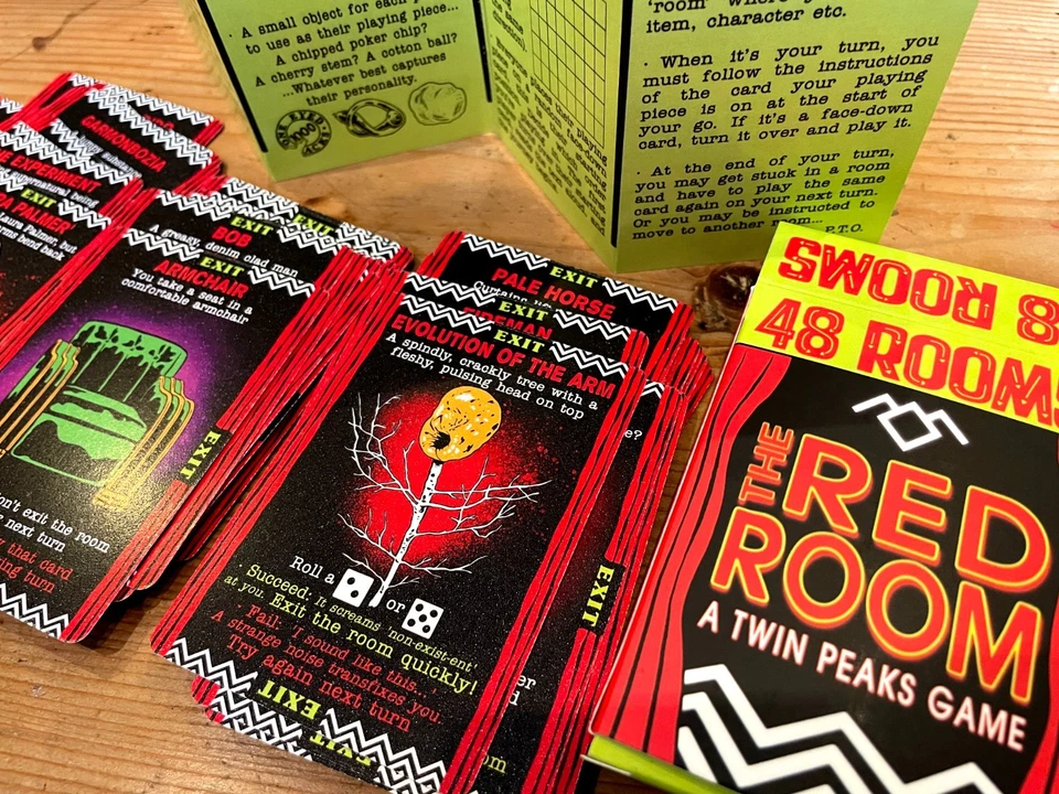 THE RED ROOM ( TWIN PEAKS ) - 48 ROOMS Card Game - Image 4 of 4