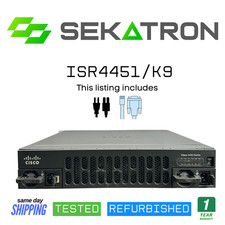     Cisco ISR4451/K9 4451 Integrated Services Router  Fast Ship - No Clock Issue