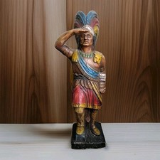 1950's CIGAR STORE INDIAN CHIEF made by ALFCO-NY  "6.5/8W "6.5/8L "21.5H 