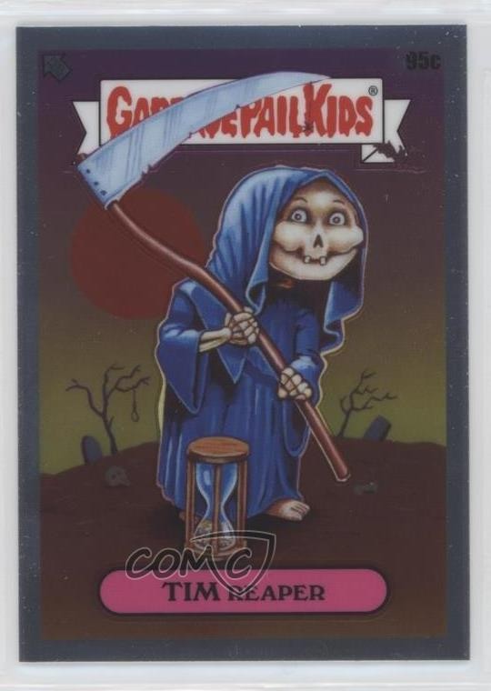 TIM Reaper #95c 2020 Garbage Pail Kids Chrome trading card — raw and PSA graded price guide
