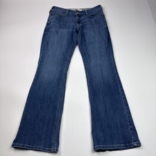 Ariat Women's R.E.A.L. Mid Rise Boot Cut Denim Jeans 30x31 Mid Wash Blue