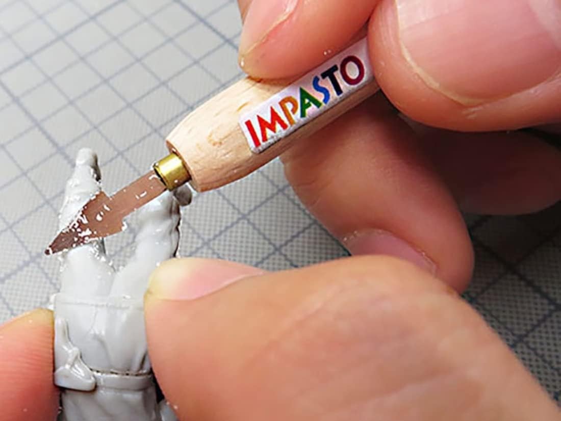 Shimomura Alec Craftsman Micro Palette Knife for Model Making Impasto (Arrow Typ