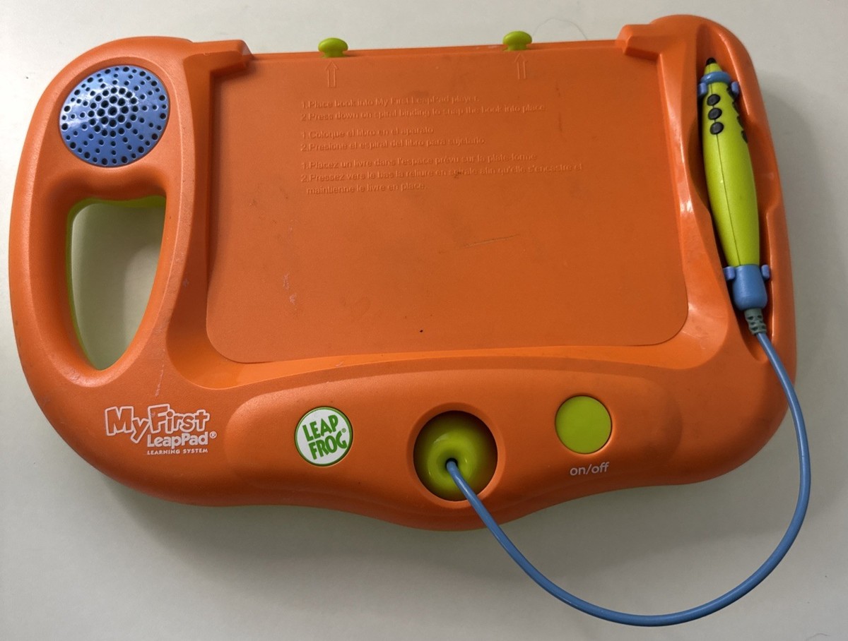 LeapFrog My First LeapPad Orange Learning Console System-Works | eBay