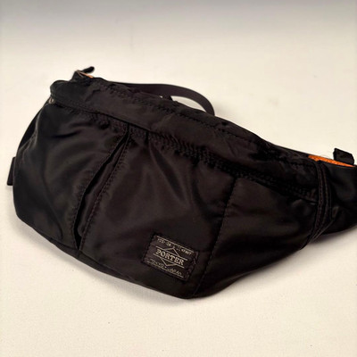 PORTER TANKER Waist Bag S Black Nylon Crossbody Belt Pack Japan Unisex