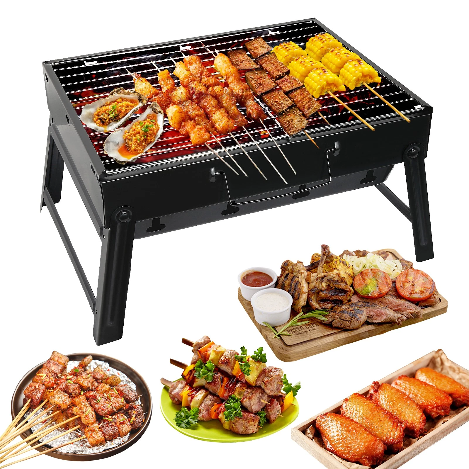 Uten Folding Portable Charcoal Grill & Smoker for Outdoor,Travel,Backyard, Beach
Opens in a new wind