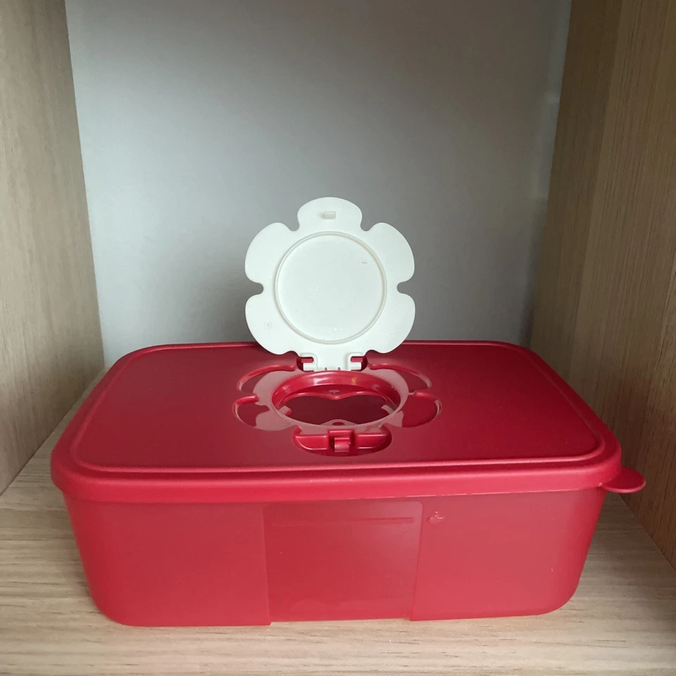 Tupperware Feuchttücherbox Box groß 1,5l TÜCHERBOX Tuppercare Baby - Bild 2 von 2