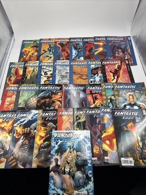 Ultimate Fantastic Four 32 Comic Lot #1-4 8-18 21 22-23 25 27-30-32 36-38 Ann 1