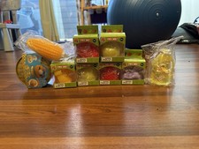 Fruit Squishy 6 , Corn Squishy 1 , Glitter Bottle Gel 1 , Dumpling Glow In Dark