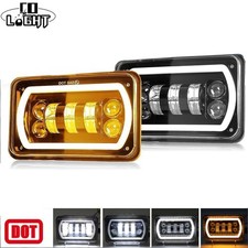4x6 Led Headlights Drl Hilo Sealed Beam For Blizzard Snowplow Snow Plow 680lt
