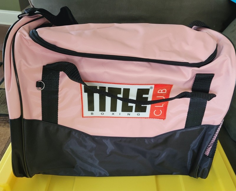 Title Boxing Duffle PINK Gym Bag NEW MMA Muay Thai Training