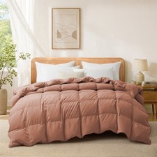 Ultra Soft All Season Down Feather Fiber Comforter King Queen Bed Blanket
