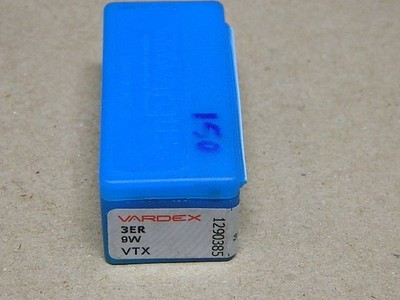 Vardex 3ER9WVTX Carbide Threading Inserts 3ER-9W VTX pack of 9PCS NEW LOT # 150