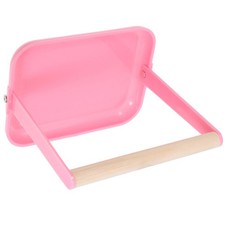 Tabletop Parrot Wood Training Stand Perch with Tray for Bird Training Supplies