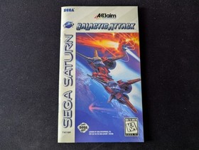 Galactic Attack (Sega Saturn 1995) Complete CIB Tested W/ Reg Card + Foam
