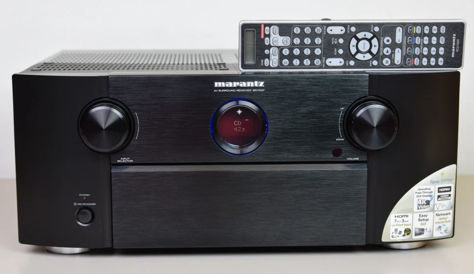 MARANTZ SR-7007 AV REICEIVER 3D DOLBY DTS-HD TRUE HD HDMI SEHR GUTER ZUSTAND - Bild 2 von 4