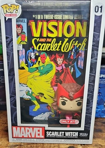 FUNKO POP SCARLET WITCH MARVEL COMIC COVER TARGET EXCLUSIVE
