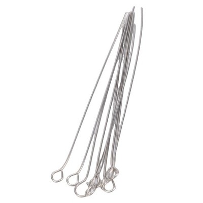 10x Reusable Inoculating Loop Set Stainless Steel Metal Cell Tissue Culture SET