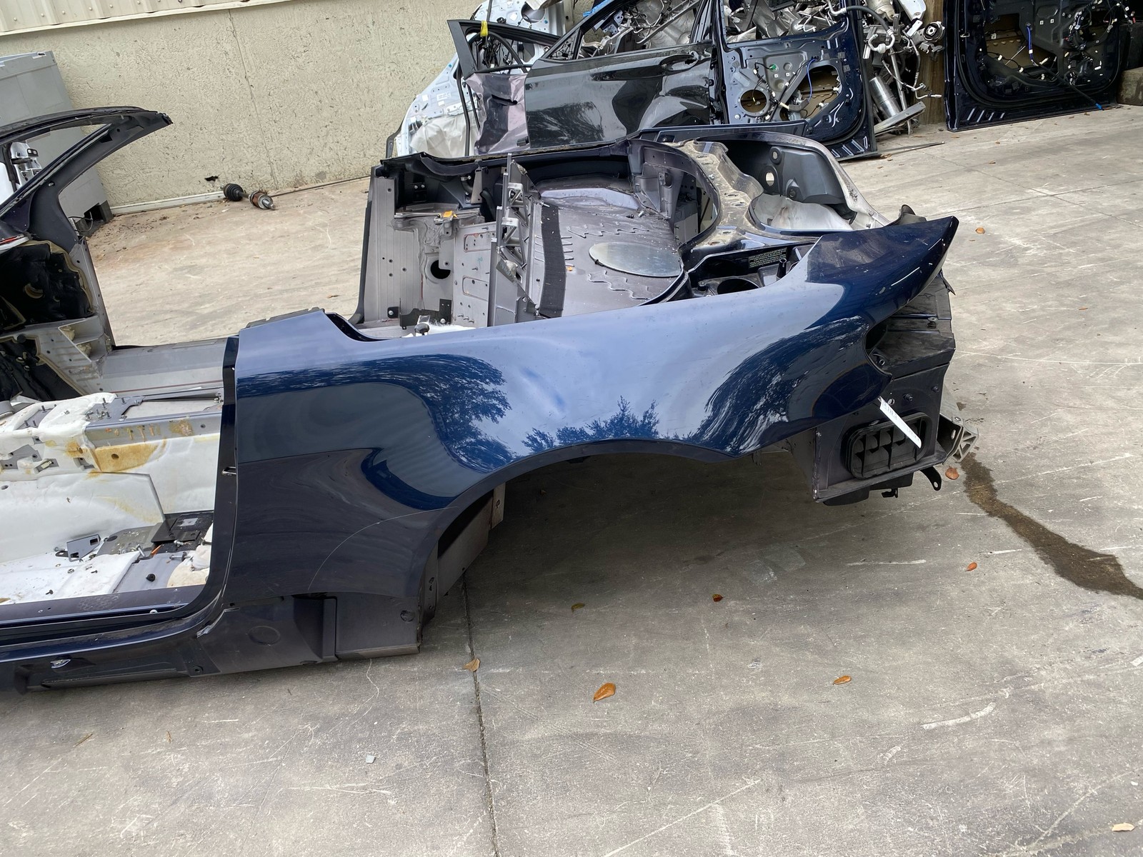 2009 Aston Martin Vantage Roadster Lh Left Rear Quarter Panel Midnight Blue