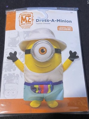 Universal Studios Exclusive Despicable Me Dress A Minion Tourist Outfit New