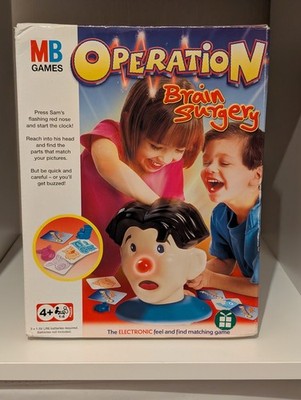 Operation Gehirnchirurgie MB Spiele 2003 Fühlen und Finden Brettspiel