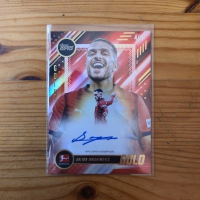 2025/26 Topps Gold Bundesliga Arijon Ibrahimović Gold Red Auto /5