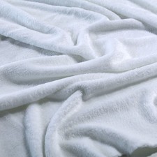 50cm Kuscheldecke extra weich Teddy-Plüsch als Meterware Teddystoff Kunstfell