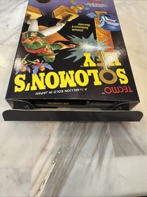 Solomon&rsquo;s Key NES Complete CIB Box Manual Inserts Near Mint