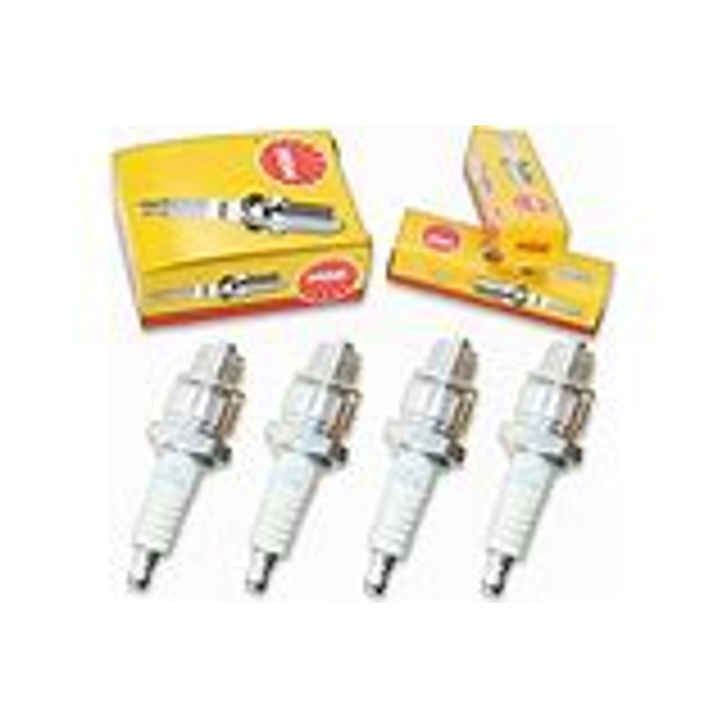 NGK Spark Plugs 1134 BR8HS-10 Standard Spark Plug Marine Use- Set of 4