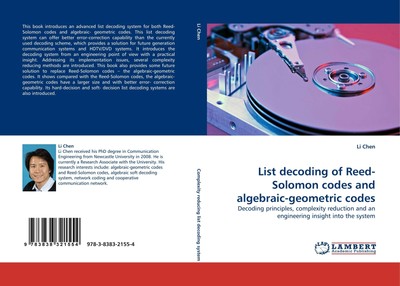 List decoding of Reed-Solomon codes and algebraic-geometric codes Li Chen