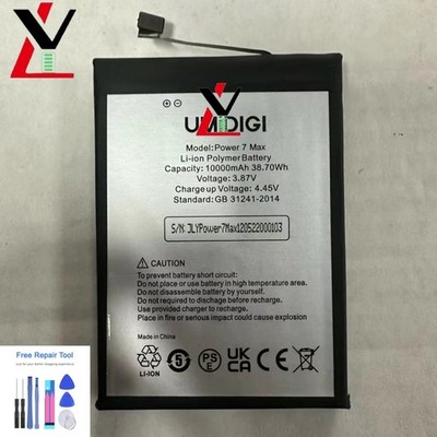 Power 7 Max Battery For UMIDIGI Power 7 Max Phone Battery+ Tools