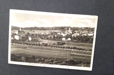 Cartolina Malosco col Castello (m. 1041,TN)) - Val di Non. 1935.